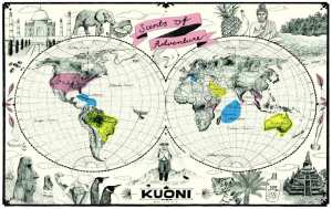 Kuoni Scents of Adventure map